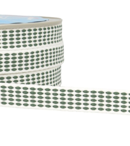 25m reel 15mm dashed braid Duck blue