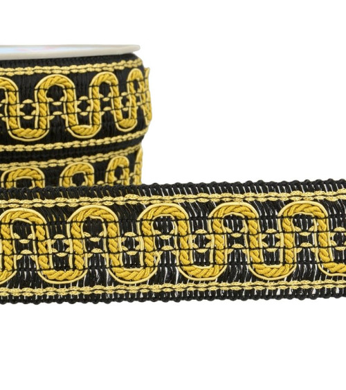 15m reel Wave braid 40 mm Copper