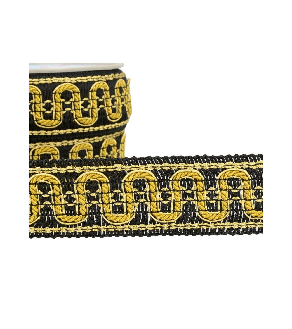 15m reel Wave braid 40 mm Copper