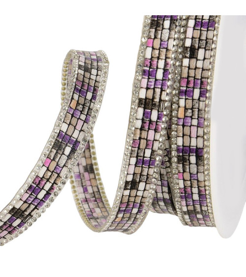 10m reel Iron-on stone braid combo 13 mm Parma combo