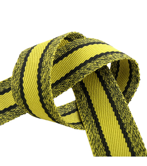 15m reel heathered strap 40mm Olive and Black