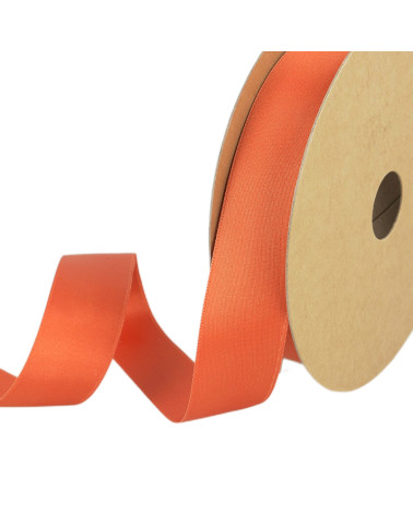 25m Reel Recycled Polyester Satin Salmon