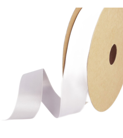 25m Reel Recycled Polyester Satin Light Gray