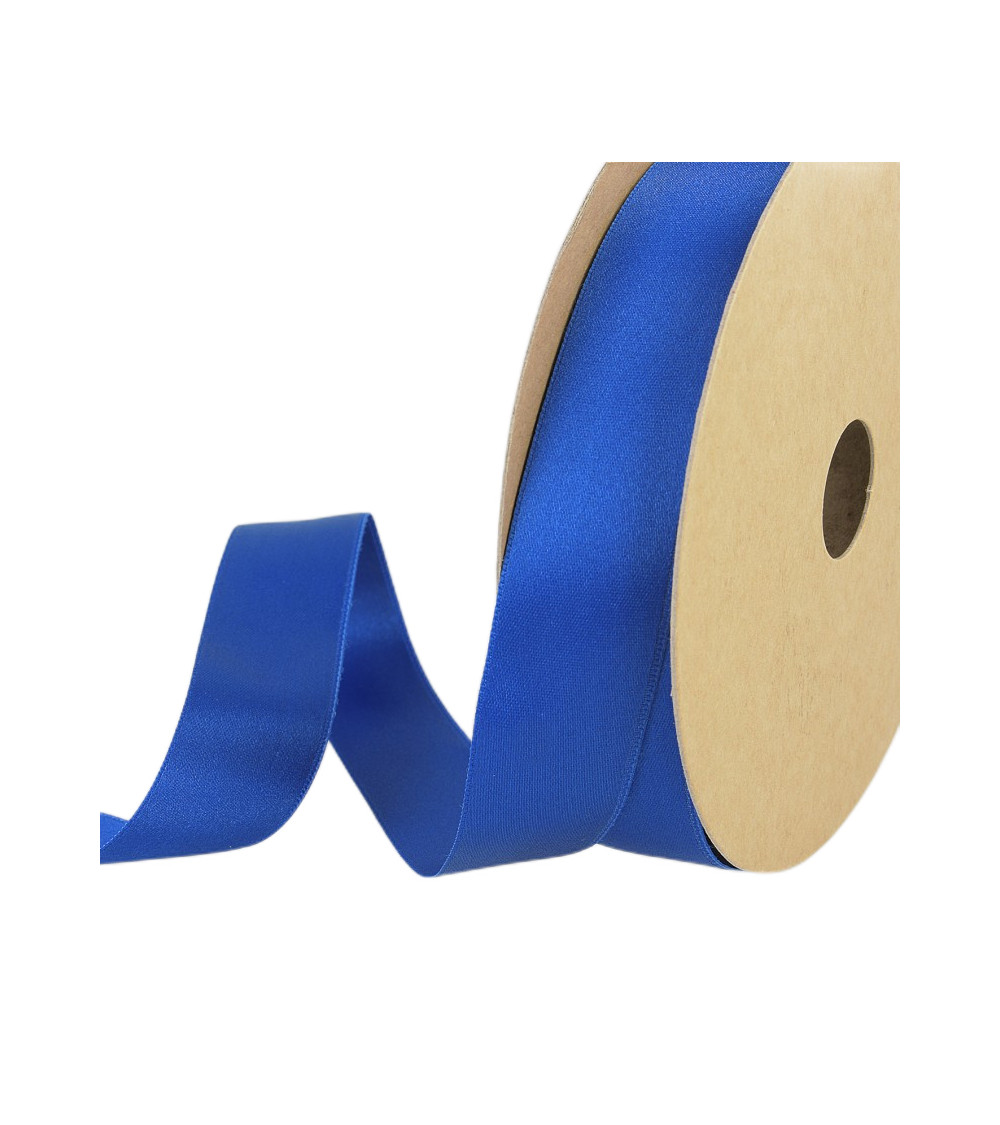 25m reel Recycled polyester satin Roy Blue