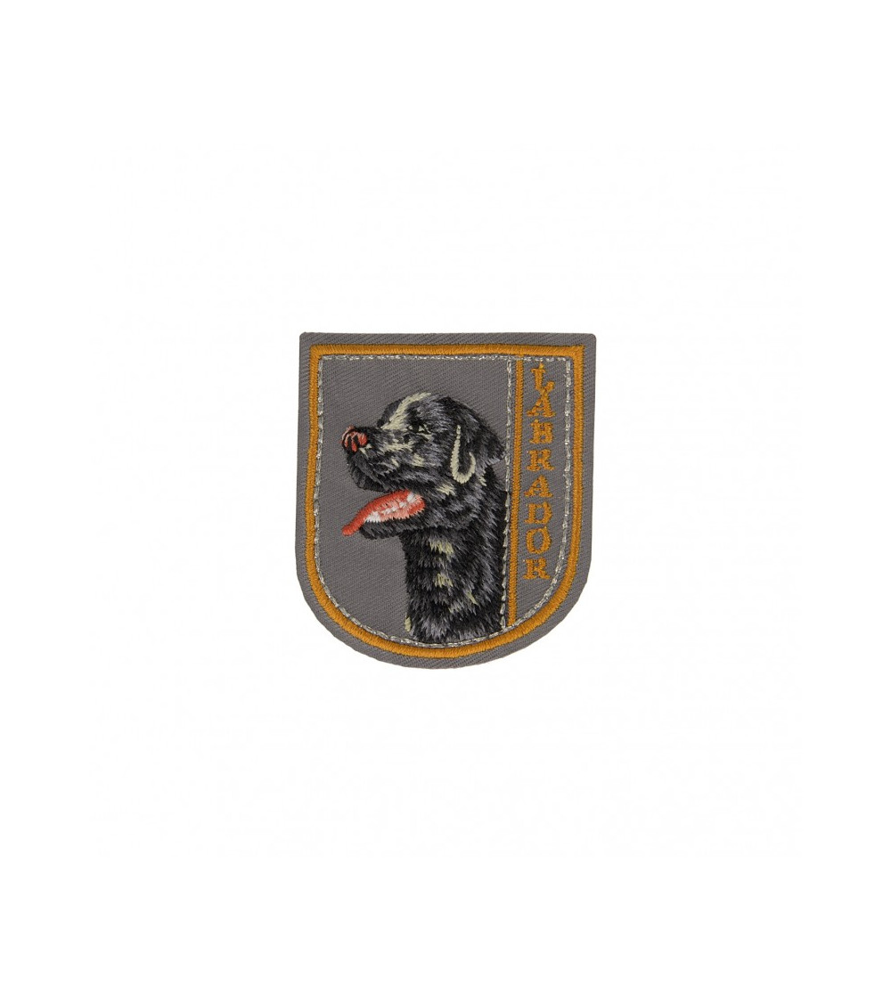 Set of 3 iron-on Labrador badges 6cm x 5cm