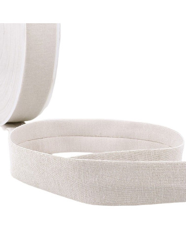 20m spool of folded bias binding 'jersey' 20mm beige