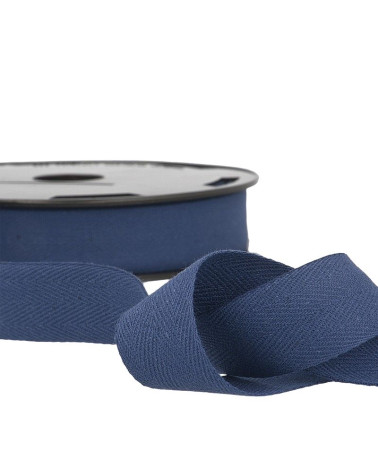 50m spool of navy blue cotton serge
