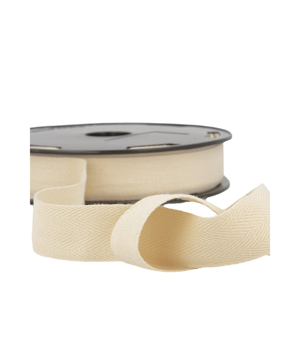 50m spool of ecru cotton serge