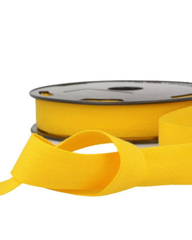 Bobine 50m Serge coton Jaune citron