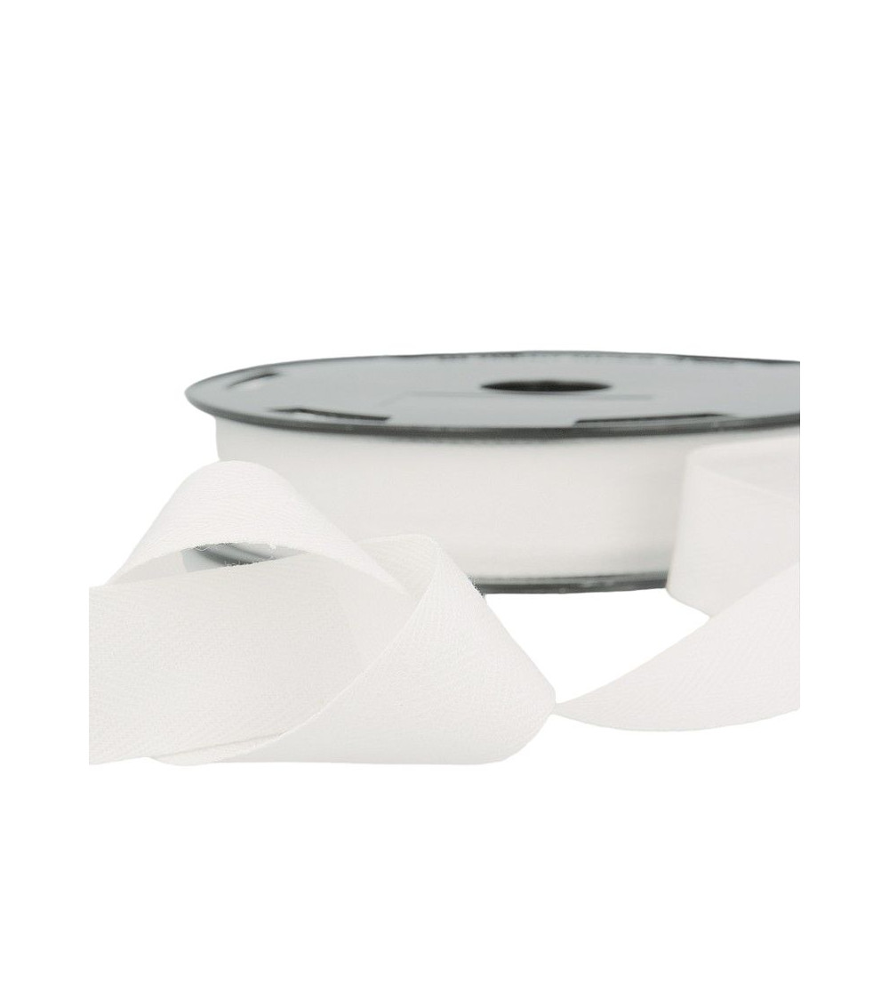 Disquete 25m Sarga de algodón Blanco