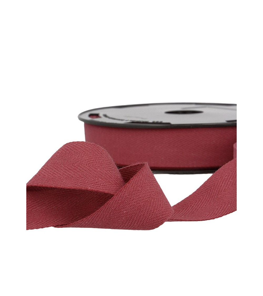 Floppy disk 25m serge di cotone Rosso Borgogna