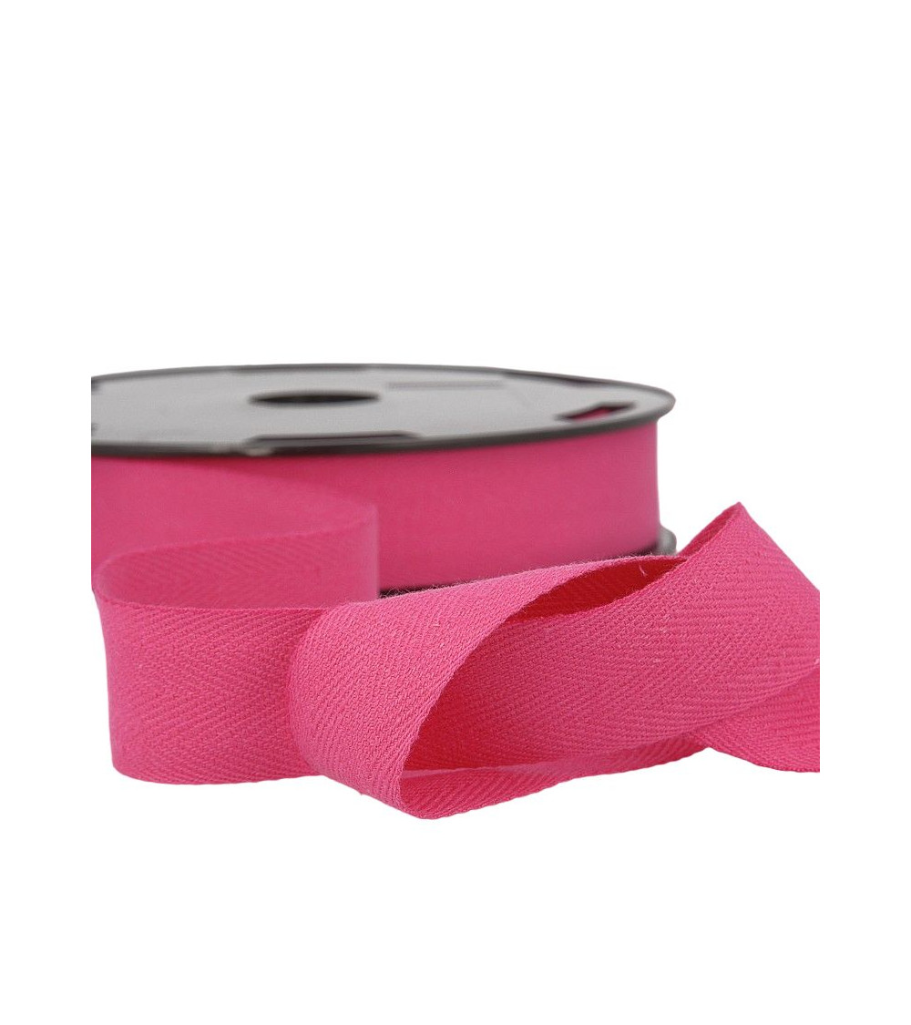 Disquette 25m Serge coton Rose Fuchsia