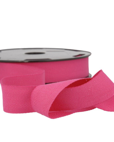 Disquette 25m Serge coton Rose Fuchsia