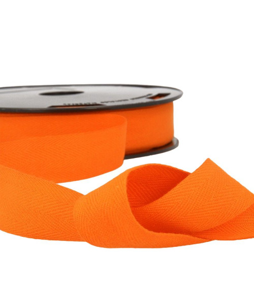 Disquette 25m Serge coton Orange