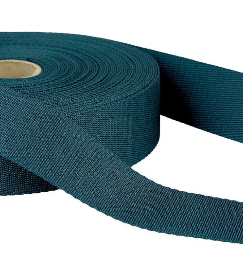 Film 20m sangle bandoulière polyester Bleu canard