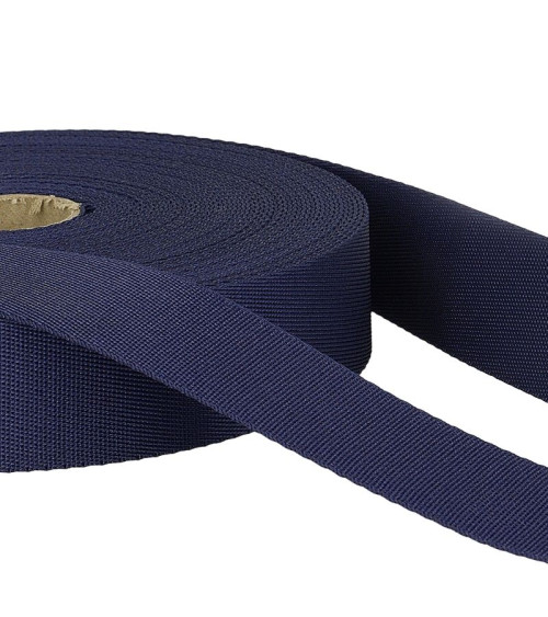 25m spool polyester shoulder strap Navy blue
