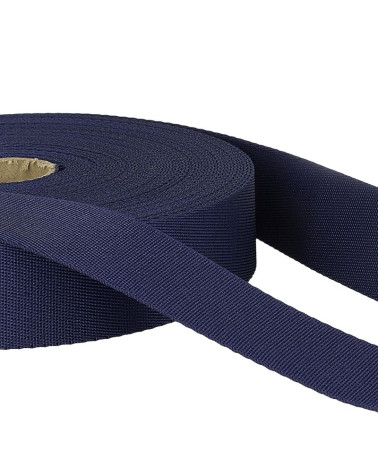 25m spool of navy blue polyester shoulder strap