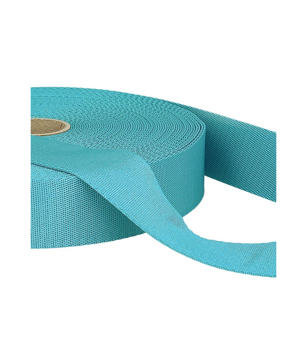 25m reel polyester shoulder strap Turquoise