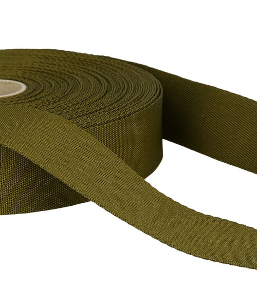 25m spool polyester shoulder strap Khaki