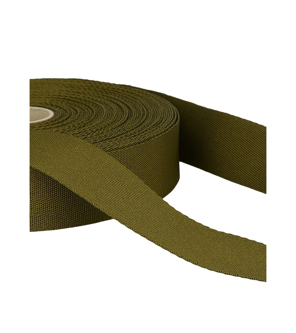 25m spool polyester shoulder strap Khaki