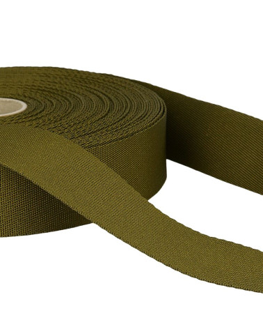 25m spool polyester shoulder strap Khaki