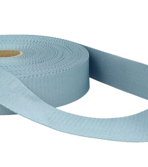 25m spool of polyester shoulder strap Blue