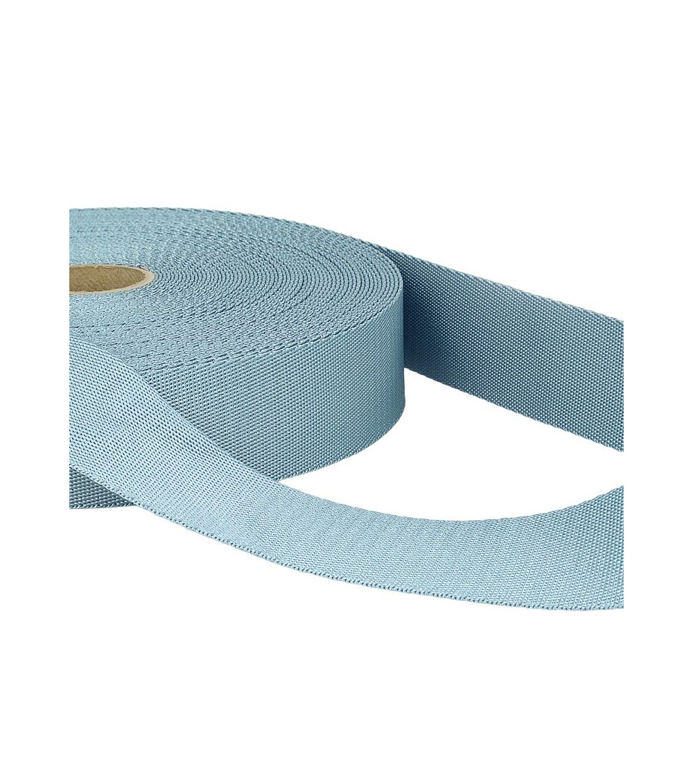 25m spool of polyester shoulder strap Blue