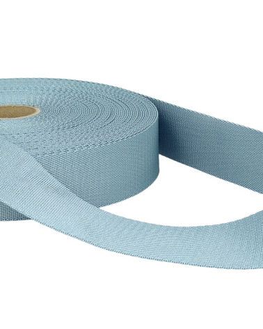 25m spool of polyester shoulder strap Blue