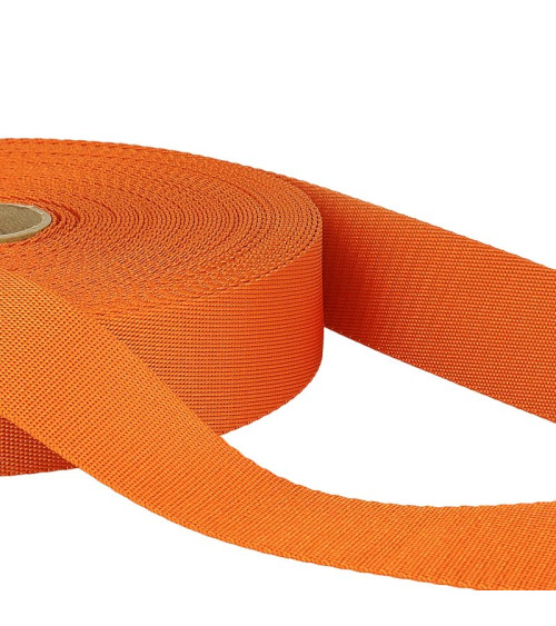 25m reel polyester shoulder strap Orange