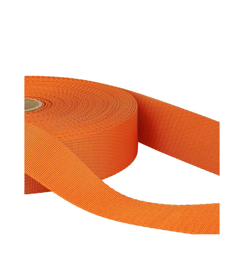 25m reel polyester shoulder strap Orange