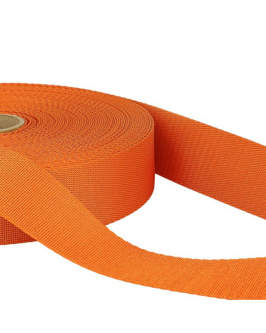 25m reel polyester shoulder strap Orange