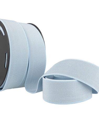 20m spool of metal elastic 40mm sky blue