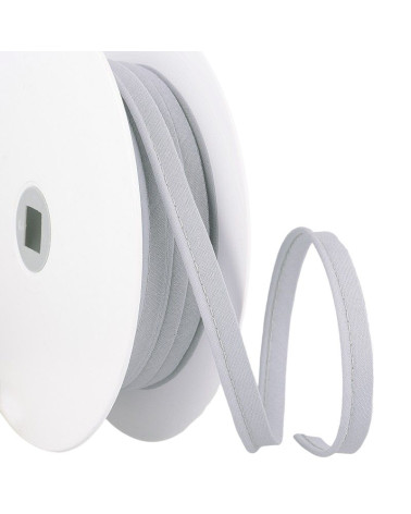 Bobine 25m Passepoil mèche 2mm gris bleu