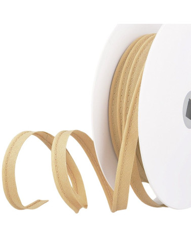 Bobine 25m Passepoil mèche 2mm beige