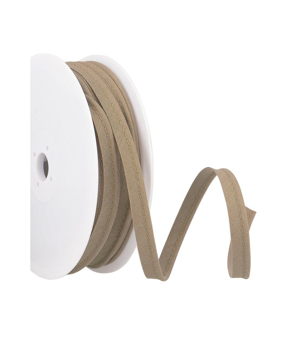 Bobine 25m Passepoil mèche 2mm taupe