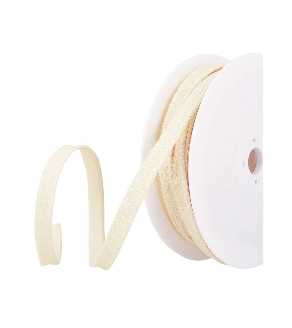 25m spool Piping wick 2mm dark ecru