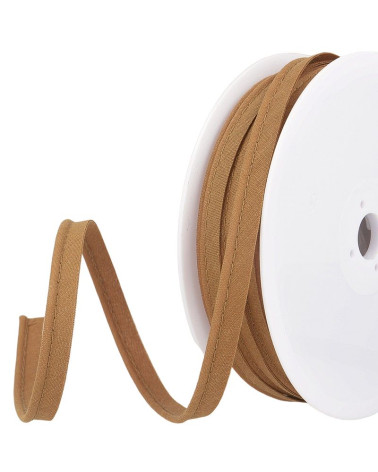 Bobine 25m Passepoil mèche 2mm marron chocolat
