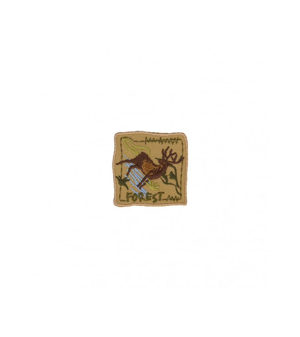 Set of 3 iron-on badges Nature Deer 3.5cm x 3cm