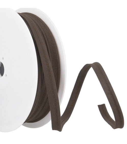 25m spool Piping wick 2mm coffee brown