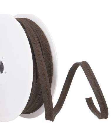 Bobine 25m Passepoil mèche 2mm marron café