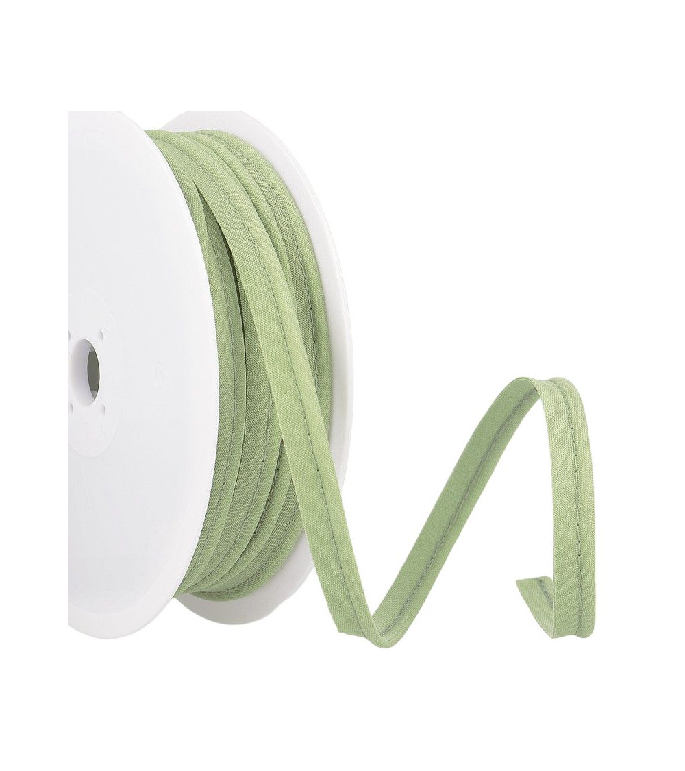 25m spool Piping wick 2mm almond green