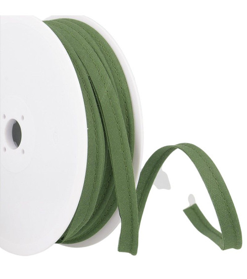 25m spool Piping wick 2mm olive green