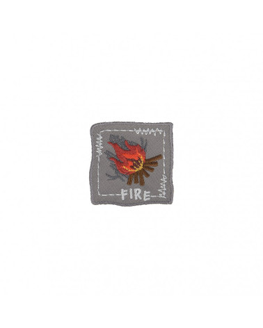 Set of 3 Campfire iron-on patches 3.5cm x 3cm