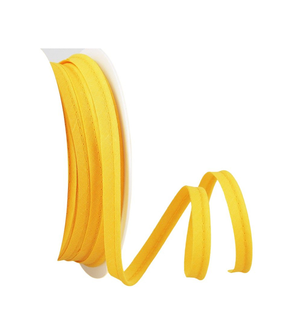 Bobina de 25m Mecha para ribetes 2mm amarillo limón