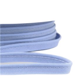 Bobine 25m Passepoil robe biais tous textiles 10mm bleu clair