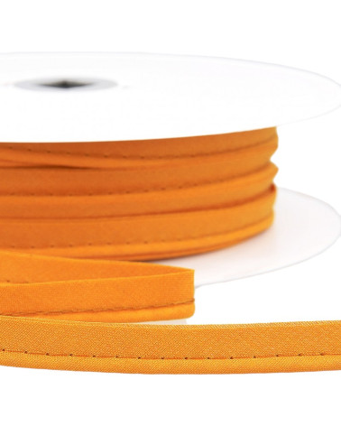 25m spool Bias dress piping for all textiles 10mm mustard