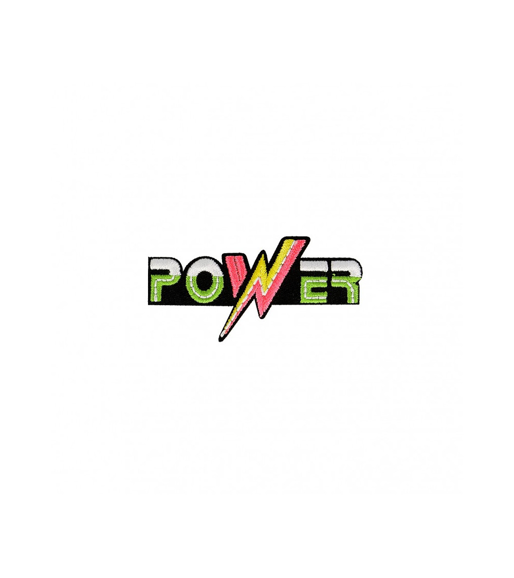 Juego de 3 parches termoadhesivos Power de 2 cm x 6,5 cm