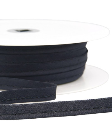 25m spool Bias dress piping for all textiles 10mm dark gray