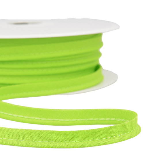 25m spool Bias dress piping for all textiles 10mm towards anise