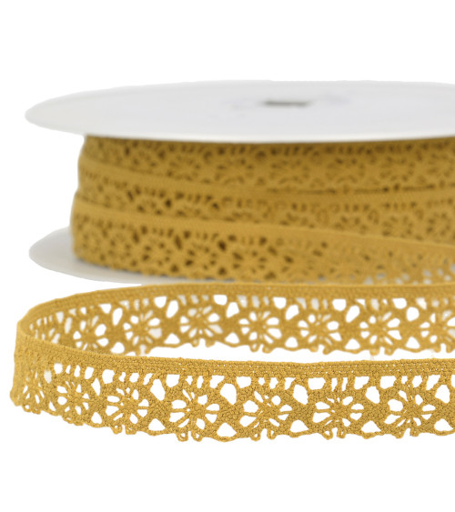 25m spool of copper polyester lace 20mm